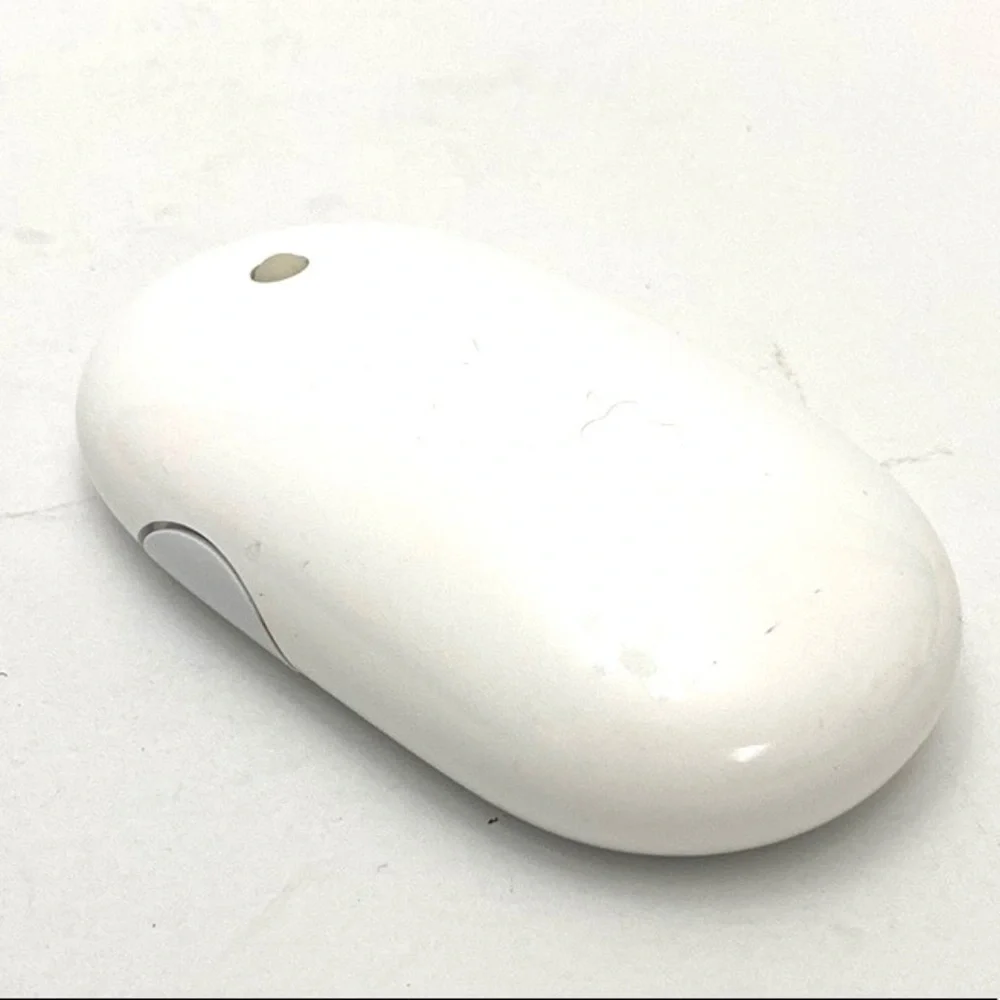 Apple Mighty Mouse White Wireless Computer Mouse
